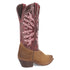 Laredo Women's Kama Snip Toe Leather Boots - Honey/Red 20005