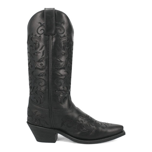 Laredo Women's Night Sky Snip Toe Leather Boots - Black 52450