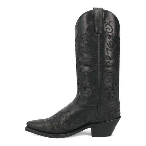 Laredo Women's Night Sky Snip Toe Leather Boots - Black 52450