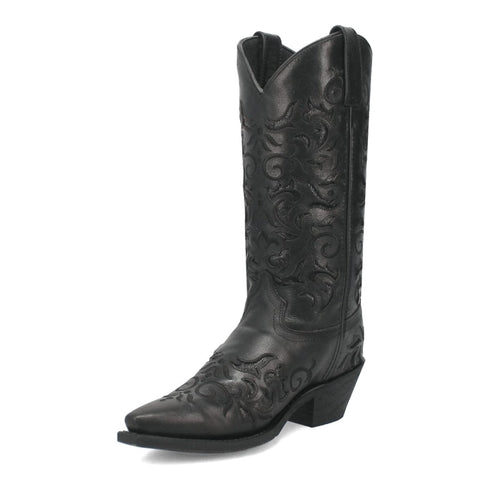 Laredo Women's Night Sky Snip Toe Leather Boots - Black 52450