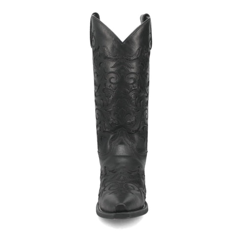 Laredo Women's Night Sky Snip Toe Leather Boots - Black 52450