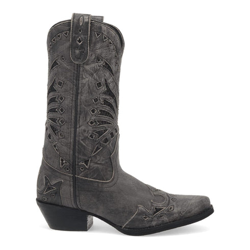 Laredo Women's Stevie Snip Toe Leather Boots - Black 52120