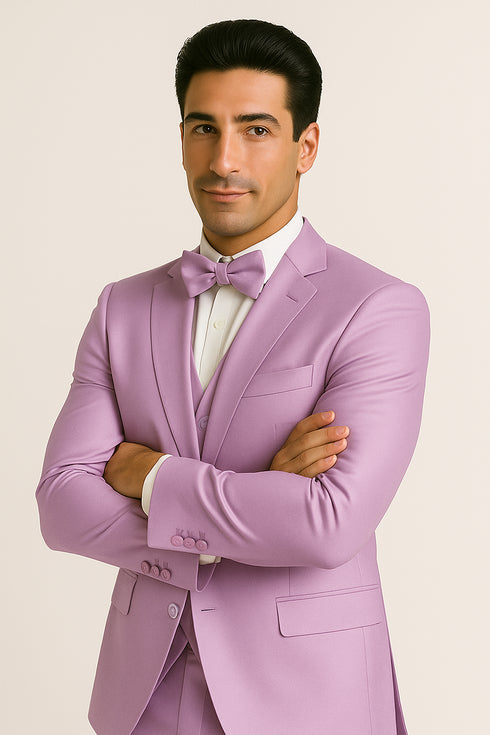 Lavender satin-tux-wedding-prom