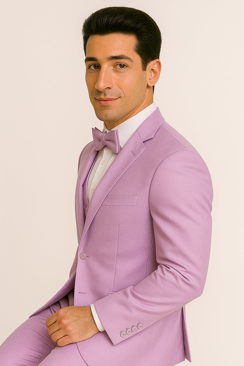 Lavender satin-tux-wedding-prom