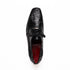 Marco Di Milano Leonardo Black Genuine Caiman Crocodile Dress Derby Oxfords
