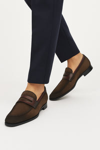 Carrucci Life Style Penny Loafer W Leather Trim