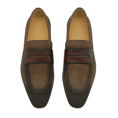 Life Style Penny Loafer W Leather Trim
