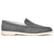 Zelli Livorno Casual Sueded Goatskin Slip-On Loafer in Grey