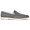 Zelli Livorno Casual Sueded Goatskin Slip-On Loafer in Grey