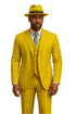 Yellow Zoot Suits - Mens Fashion Golish Yellow 1920s Vintage Look