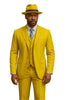 Yellow Zoot Suits - Mens Fashion Golish Yellow 1920s Vintage Look