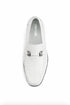 Los Altos All-Over White Crocodile Belly Loafers