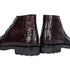 Los Altos Black Cherry Caiman Belly Lugz Sole Mens Boots
