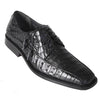 Los Altos Black Crocodile Bike Toe Shoes
