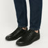 Los Altos Black Genuine Ostrich Casual Shoes