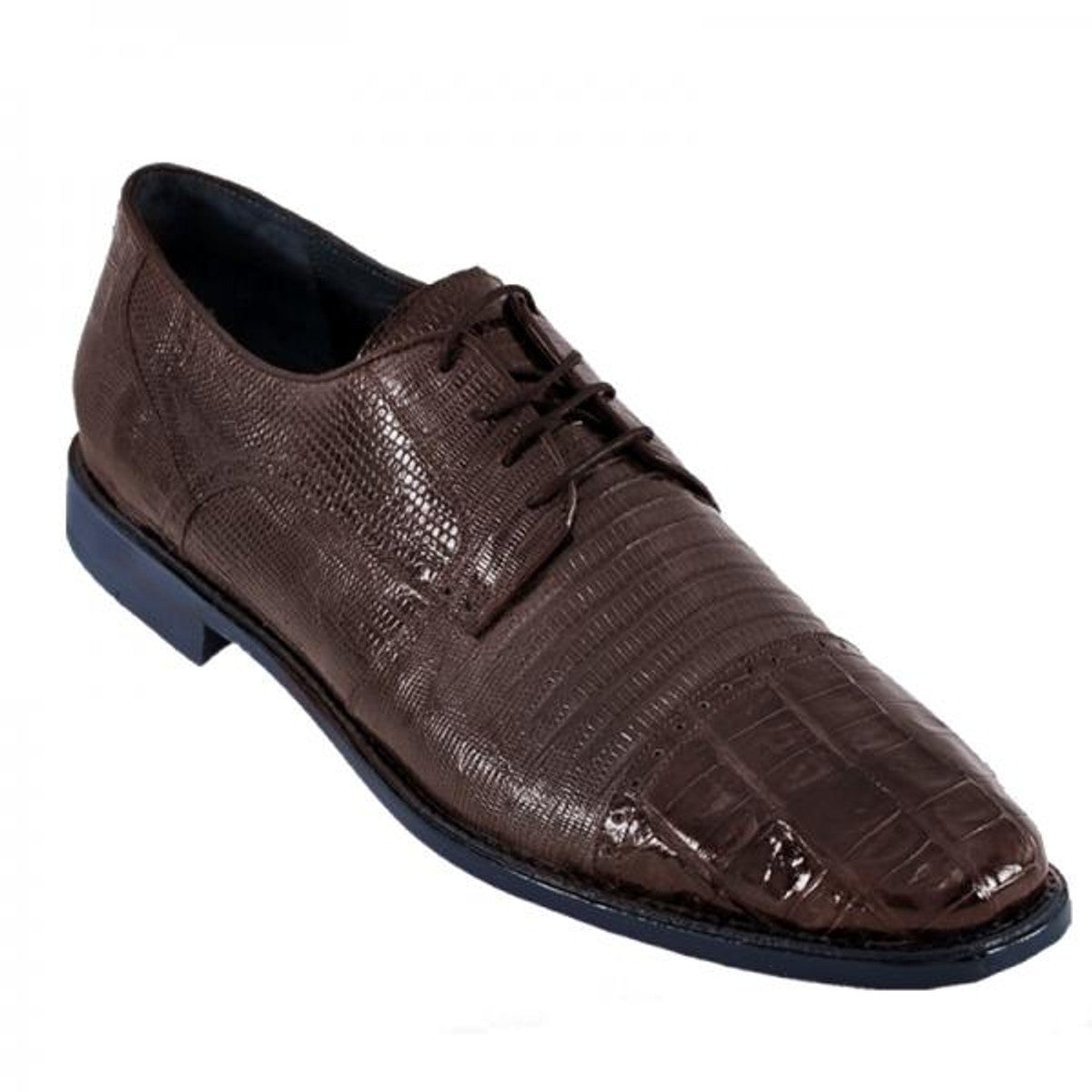 Romano by Los Altos Genuine Croc/Lizard Dinosaur Rustic Newspaper main image 1