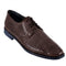 Los Altos Brown Lizard Crocodile Cap Toe Shoes