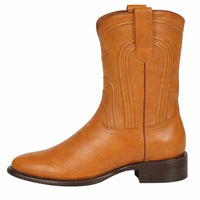 Men's Los Altos Original Leather Boots Roper Toe - Black 692105