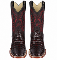 Caiman Square Toe Boots