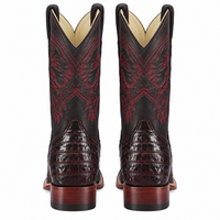 Caiman Square Toe Boots