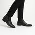 Los Altos Men's Black Genuine Lizard Ankle Boots