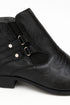 Los Altos Men's Black Genuine Lizard Ankle Boots