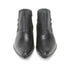 Los Altos Men's Black Genuine Lizard Ankle Boots