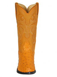 Los Altos Men's Buttercup Genuine Full Quill Ostrich Boots