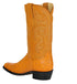 Los Altos Men's Buttercup Genuine Full Quill Ostrich Boots