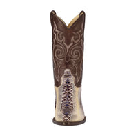 Los Altos Men's Natural Ostrich Leg Boots