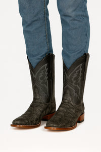 Rustic Black Pirarucu Boots