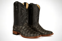 Rustic Black Pirarucu Boots