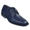 Los Altos Blue Crocodile Bike Toe Shoes