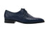 Los Altos Navy Genuine Caiman Belly Lace Up