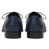 Los Altos Navy Genuine Caiman Belly Lace Up