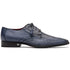 Marco Di Milano Lucca Ostrich & Stingray Navy Shoes