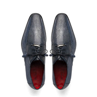 Marco Di Milano Lucca Navy Ostrich & Stingray Shoes