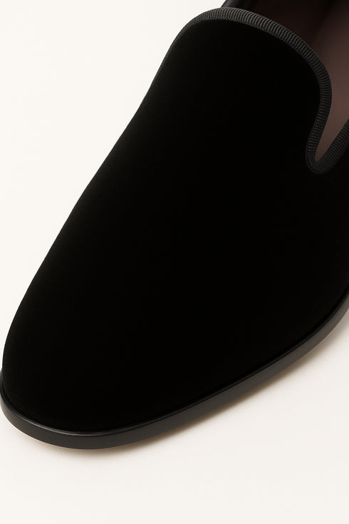 Lublin Velvet Black By Mezlan Made In Spain Brand