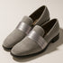 Uptown Hustle in Silver Sleek Velvet Loafers
