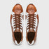 Marco Di Milano Lyon II Ostrich Quill & Calfskin Sneakers