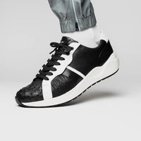 Marco_Di_Milano Lyon II: Black & White Leather Luxury Shoe