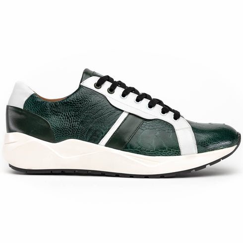 Marco Di Milano Lyon Ostrich Leg & Calfskin Sneakers
