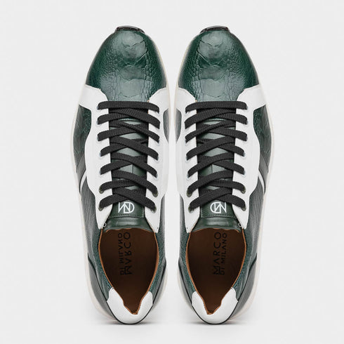 Marco Di Milano Lyon Ostrich Leg & Calfskin Sneakers