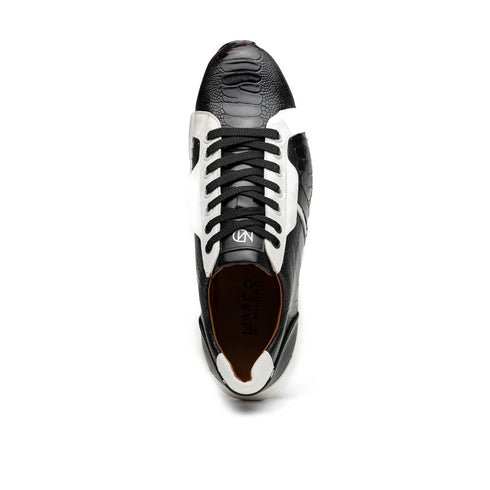 Marco Di Milano Lyon Ostrich Leg & Calfskin Sneakers