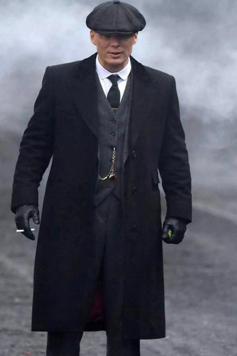 Mens Peaky Blinders Costume Thomas Shelby Costume Outfit OvercoatUSA Mens Peaky Blinders Costume Thomas Shelby Costume Outfit OvercoatUSA