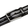 Mezlan Classic Lizard Belt Black