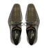 Mezlan Anderson Crocodile Derby Shoes Olive (13584-F)