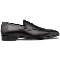 Mezlan Avenue Rubber Sole Penny Loafers Black (20910)