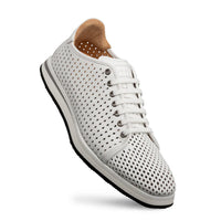 Mezlan Luce Perforated Sneaker White (21154)
