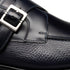 Mezlan Pego Deerskin Monk Strap Navy (21158)